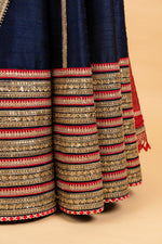 Load image into Gallery viewer, Dupion Silk Lehenga Gulbahar Jaal with Embroidery Lehenga Set
