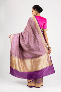 Banarasi Silk Small Bridal Jaal Saree