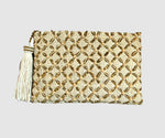 Load image into Gallery viewer, The Flower Child Gold Clutch
