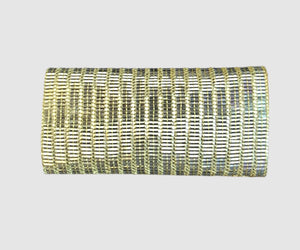 The Metalic Silver Clutch With Pull
