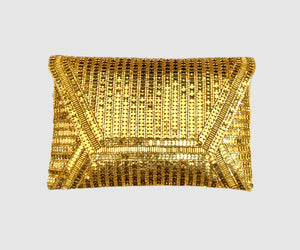 The Thea Gold Clutch