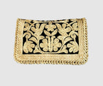 Load image into Gallery viewer, The Rococo Black Clutch
