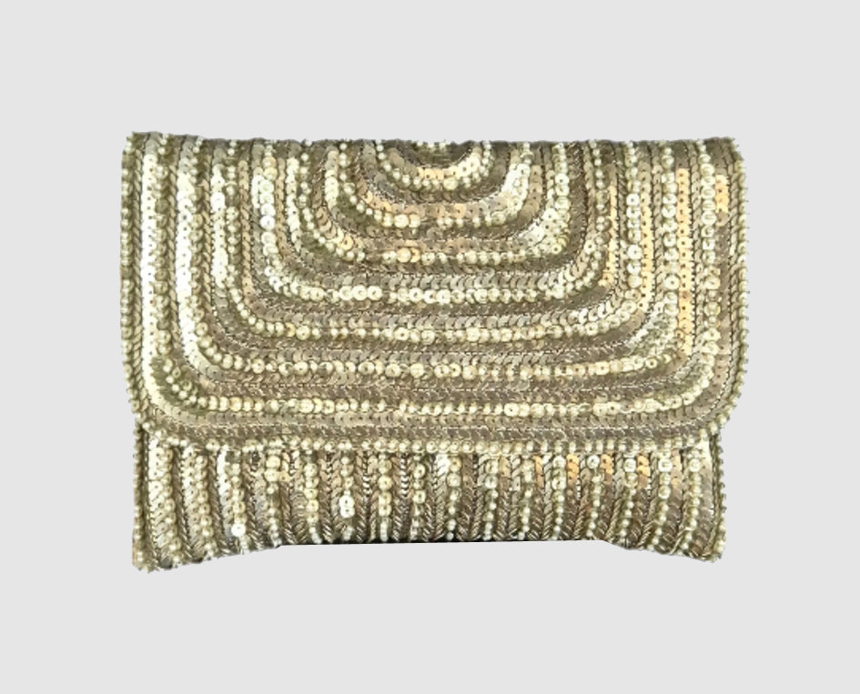 The Colenne Silver Clutch