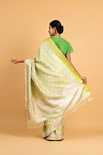 Load image into Gallery viewer, Benaras Satin Tree Buta Saree
