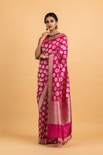 Load image into Gallery viewer, Benaras Katan Silk Guldasta Saree
