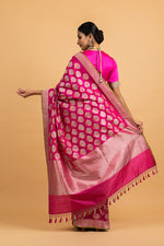 Load image into Gallery viewer, Banarasi Katan Silk Guldasta Saree
