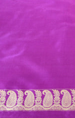 Load image into Gallery viewer, Banarasi Silk Pigeon Jaal Saree
