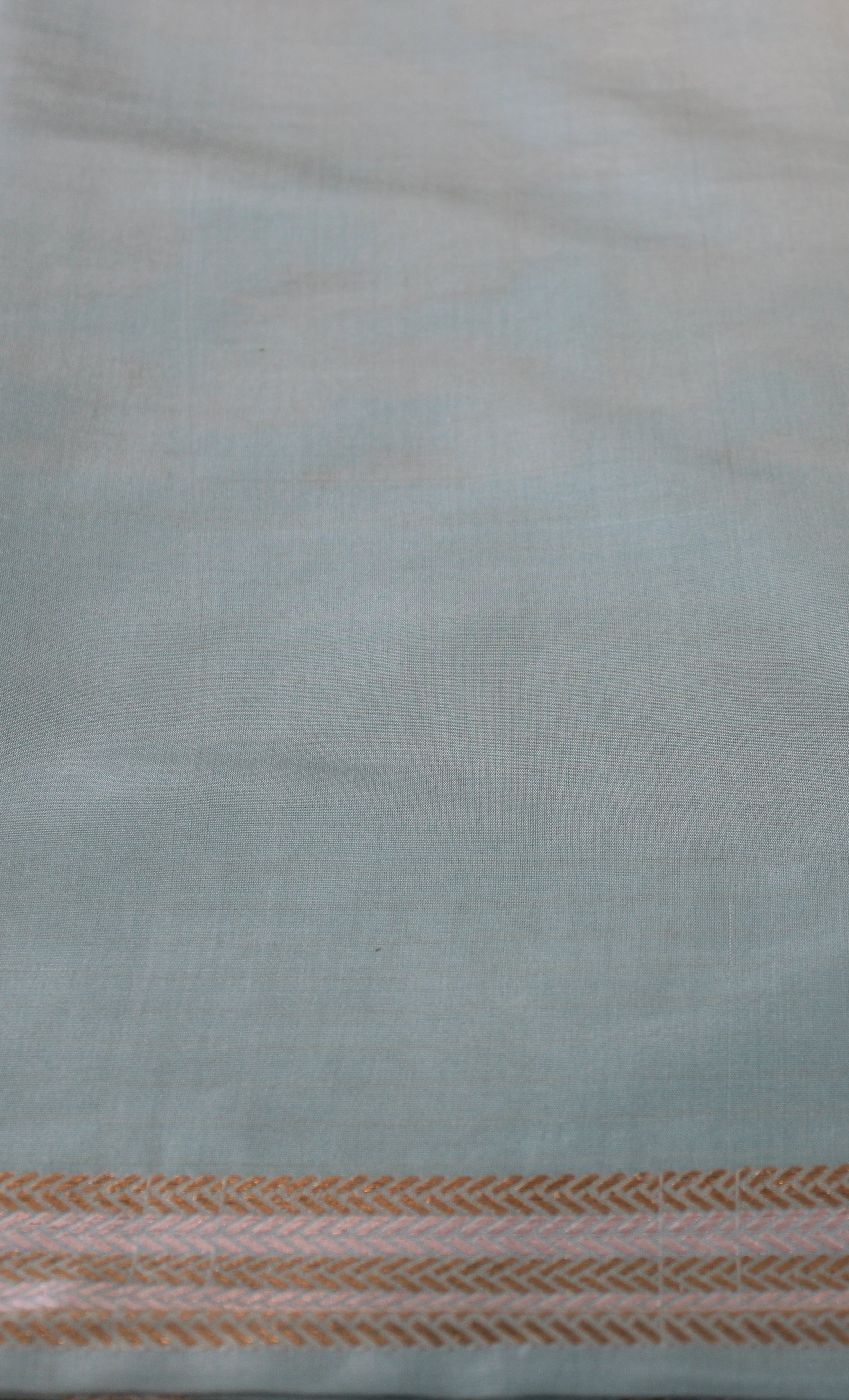 Benaras Silk Forest Palm Leaf Motif Saree