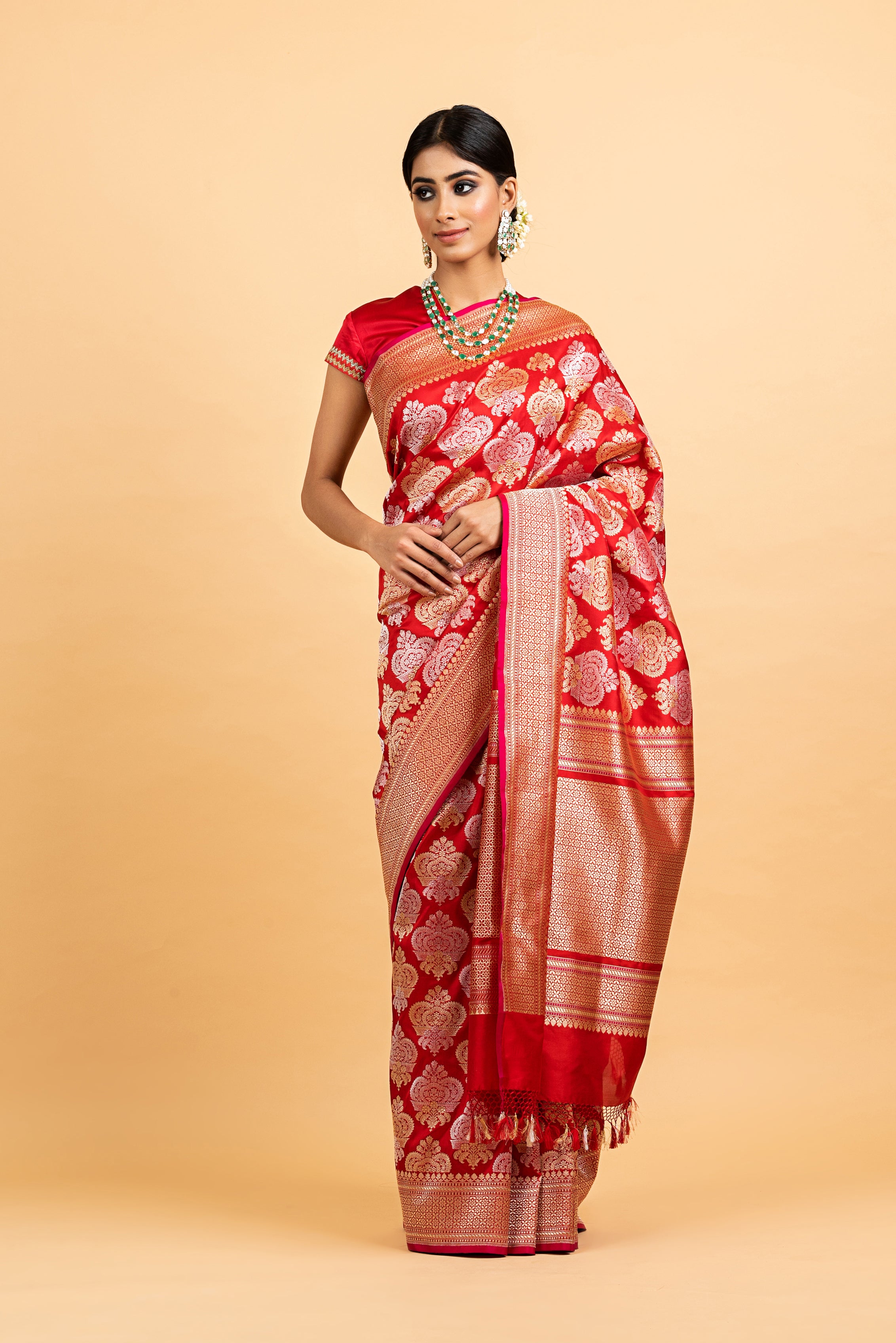 Raveena Tandon in our Banarasi Silk….