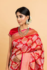 Raveena Tandon in our Banarasi Silk….