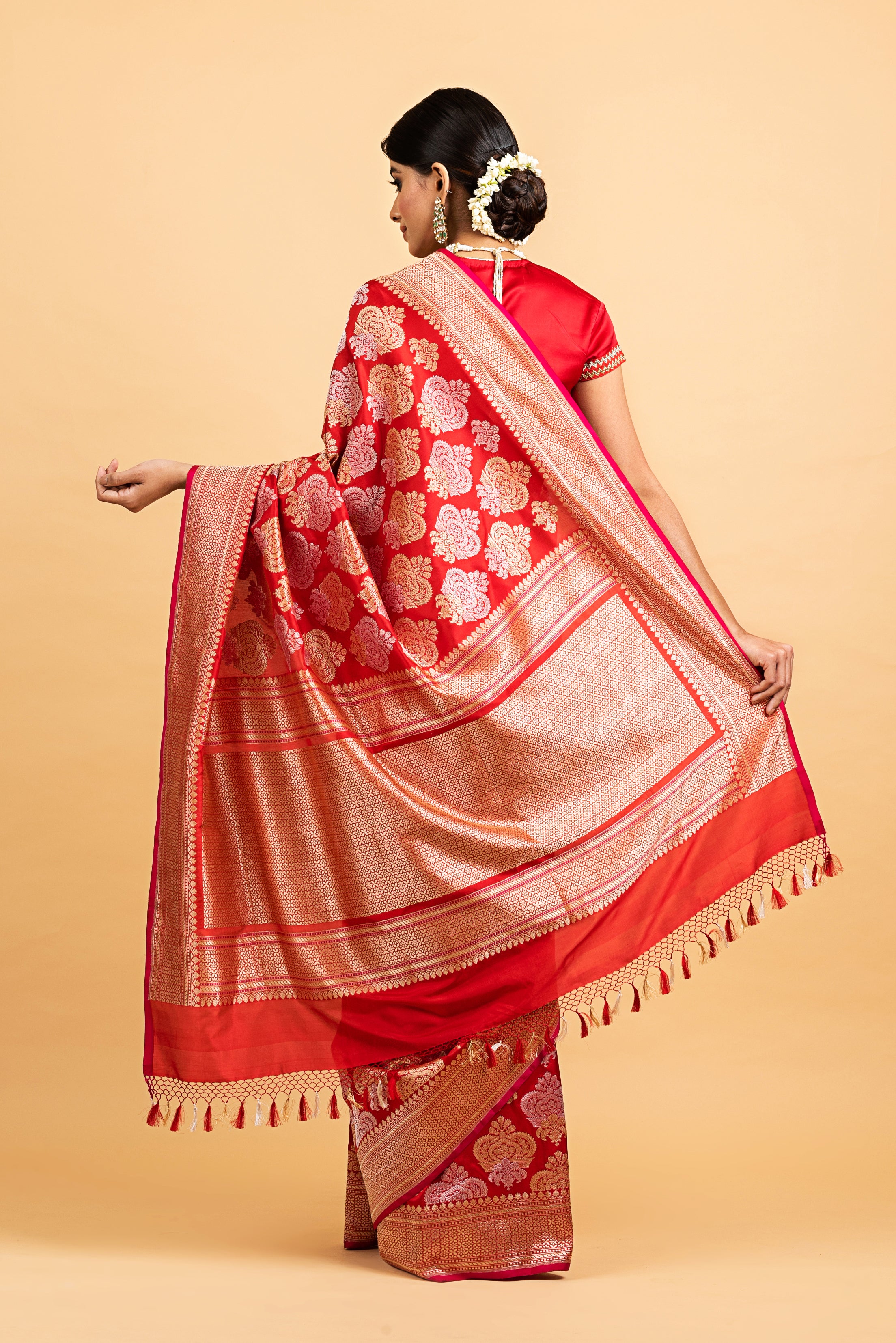 Raveena Tandon in our Banarasi Silk….