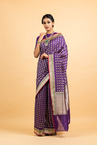 Benaras Silk Bridal Jaal Saree