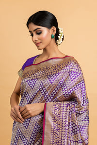 Benaras Silk Chandwa Gethua Saree