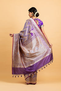 Benaras Silk Chandwa Gethua Saree