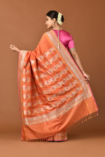Load image into Gallery viewer, Banarasi Silk Nandi Palla Saree
