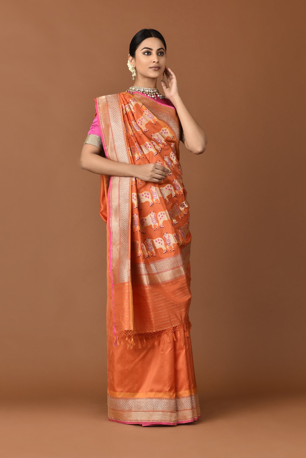 Taapsee Pannu  in our Banarasi Silk Nandi....