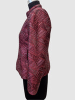 Load image into Gallery viewer, Dupion Silk Distant Triangles Embroidered Jacket
