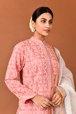 Load image into Gallery viewer, Banarasi Kota Gadh Print With Dori Embroidery Tunic With Palazzo &amp; Dupatta Outfit
