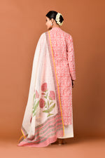 Load image into Gallery viewer, Banarasi Kota Gadh Print With Dori Embroidery Tunic With Palazzo &amp; Dupatta Outfit

