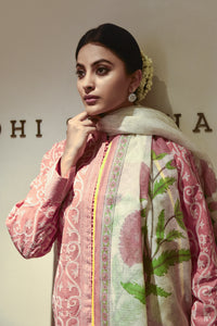Banarasi Kota Gadh Print With Dori Embroidery Tunic With Palazzo & Dupatta Outfit