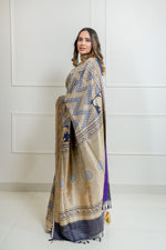 Load image into Gallery viewer, Benaras Silk Chandwa Gethua Saree
