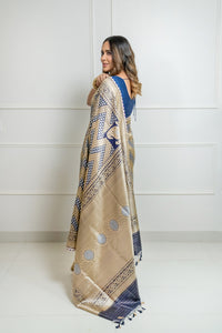 Benaras Silk Chandwa Gethua Saree