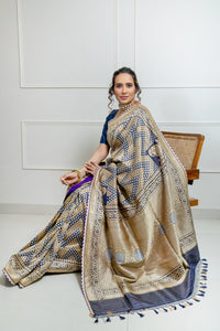 Benaras Silk Chandwa Gethua Saree
