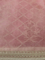 Load image into Gallery viewer, Kota Silk Off White White Khadi Print With Dori Pearl Embroidery Saree
