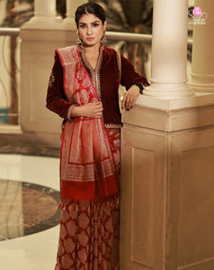 Raveena Tandon in our Banarasi Silk….