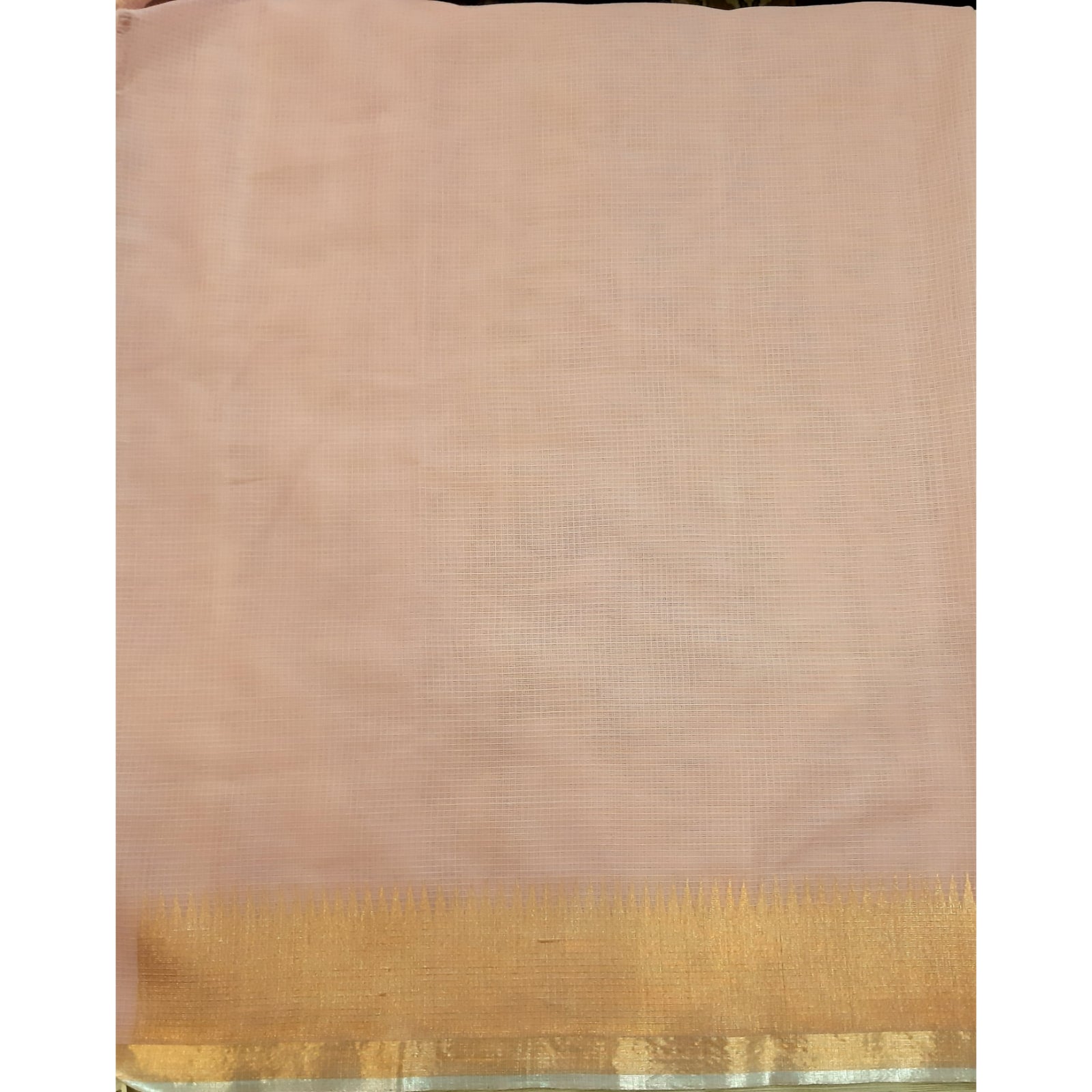 Kotah Kalash Buti with Temple Border Saree