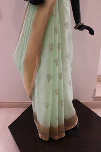 Kotah Kalash Buti with Temple Border Saree