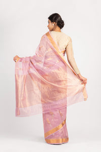 Kota Tissue Kalingi Buta With Badla Meena Saree