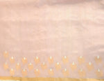 Load image into Gallery viewer, Kota Tissue Farhat Border With Badla Meena Mauve Saree
