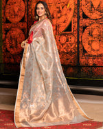 Load image into Gallery viewer, Kota Tissue Phool Bahar Buta Saree
