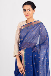 Kotah Cotton Diamond Motif With Konia Saree