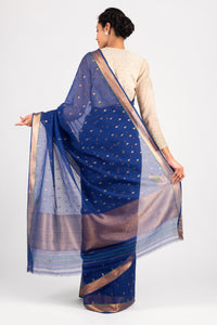 Kotah Cotton Diamond Motif With Konia Saree