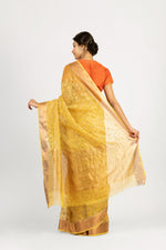 Load image into Gallery viewer, Kota Tissue Kery Buti With Badla Meena Saree
