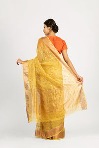 Kota Tissue Kery Buti With Badla Meena Saree
