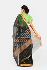 Load image into Gallery viewer, Kota Cotton Small Parrot Jaal Saree
