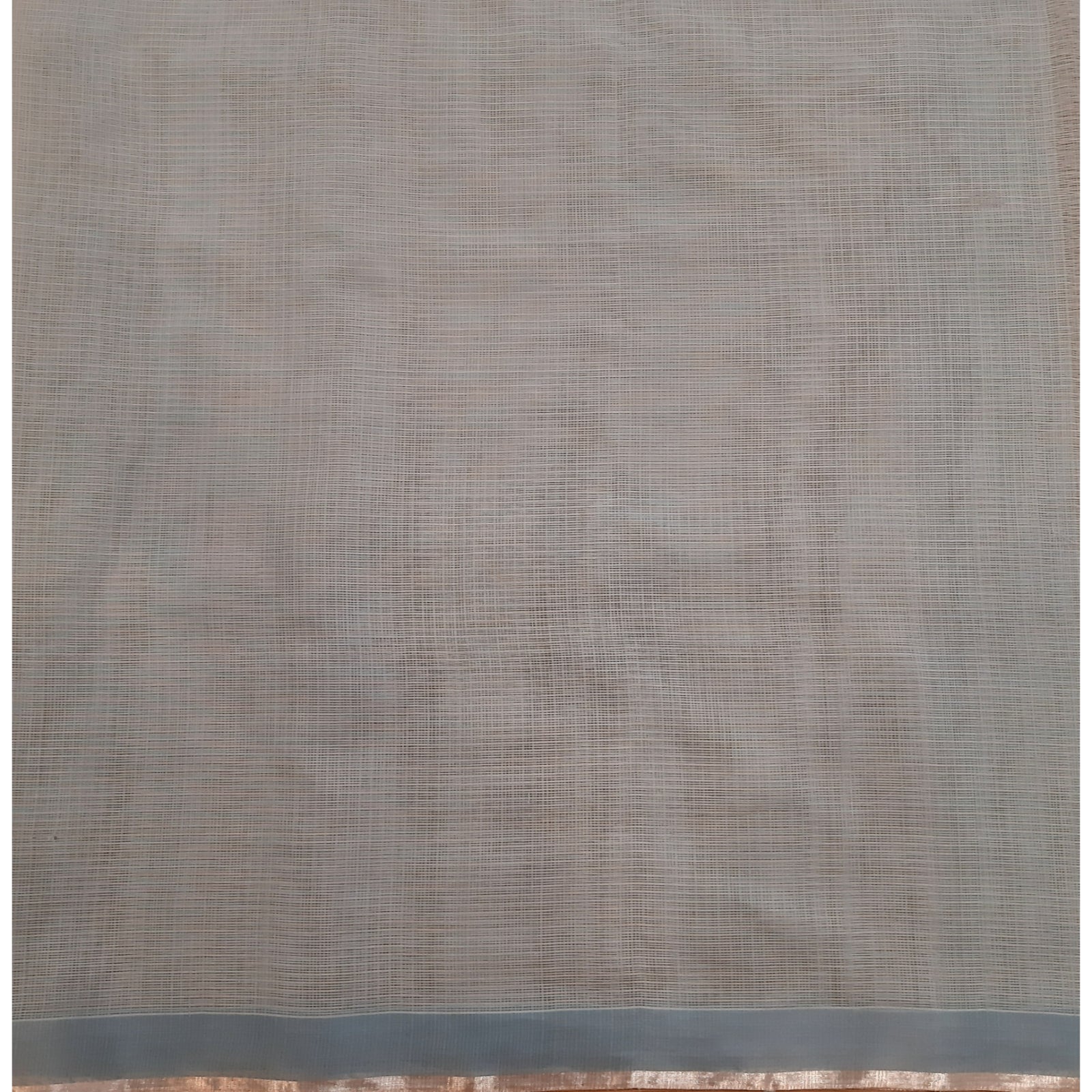 Kota Cotton Silver Thread and Zari Buti Saree