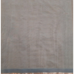 Kota Cotton Silver Thread and Zari Buti Saree