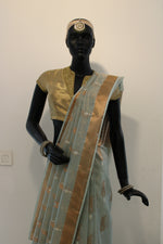 Load image into Gallery viewer, Kota Tissue Kalingi Buta With Badla Meena Saree
