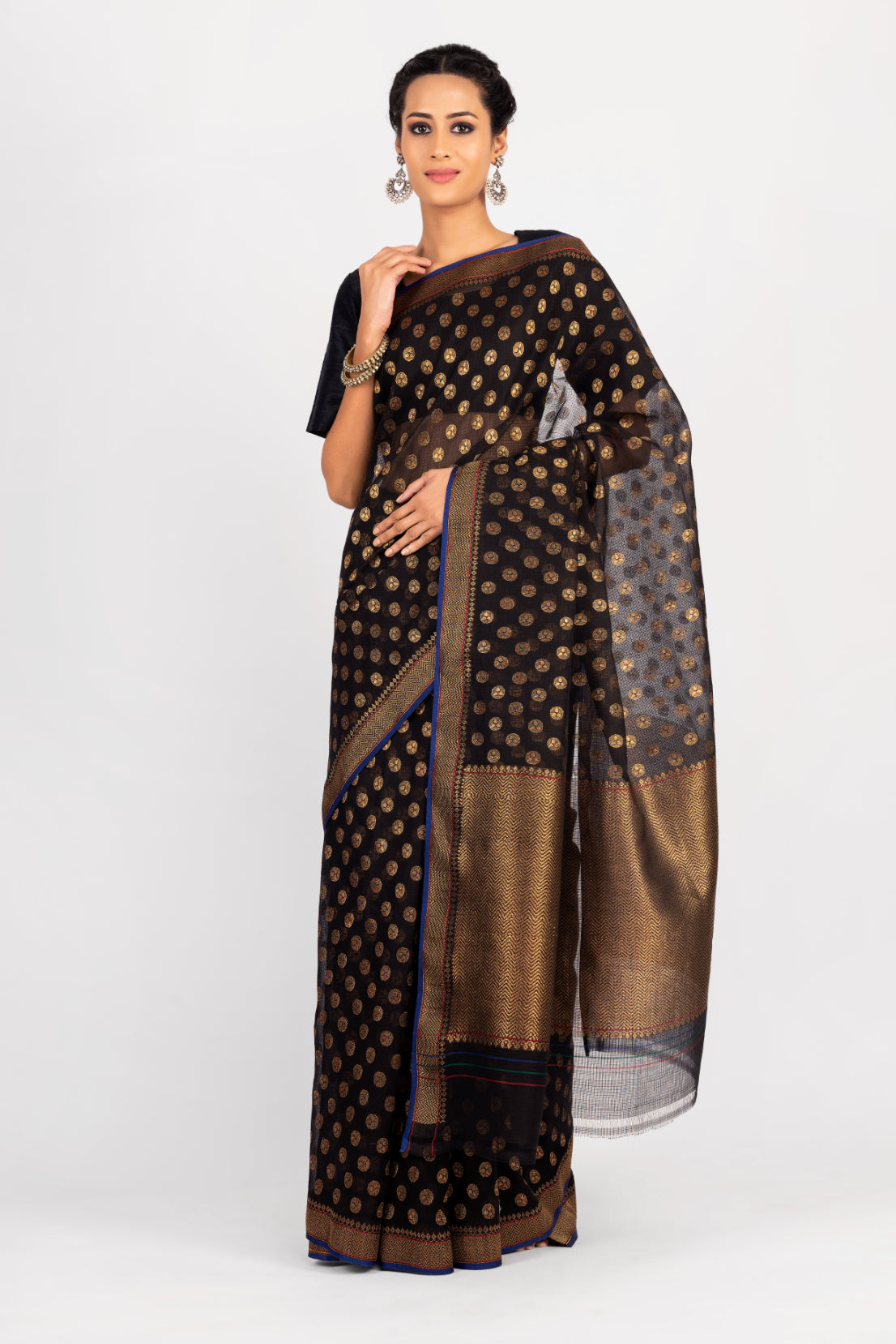 Kotah Madhvi Ginni Buti Zari Saree