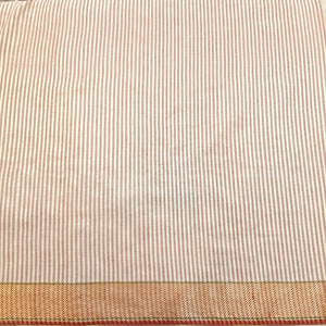 Kotah Sajda Buti Jacquard Border Off-White Saree