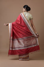 Load image into Gallery viewer, Nargis Fakhri in our Banarasi Silk Paithani Border....
