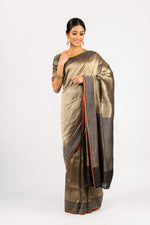 Load image into Gallery viewer, Benaras Silk Half &amp; Half Sarees
