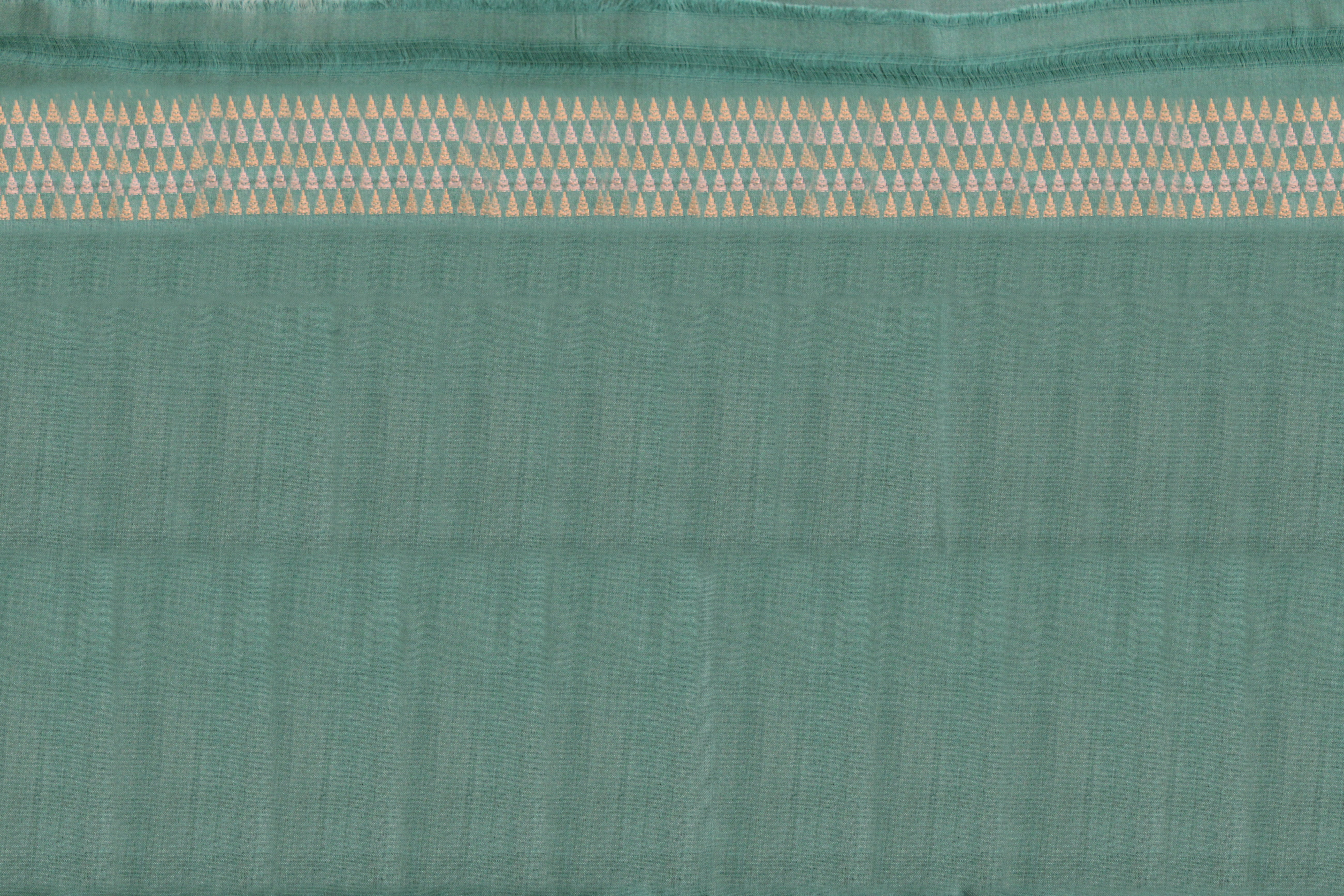Benaras Cotton Silk 3 colour Patli Pallu Saree