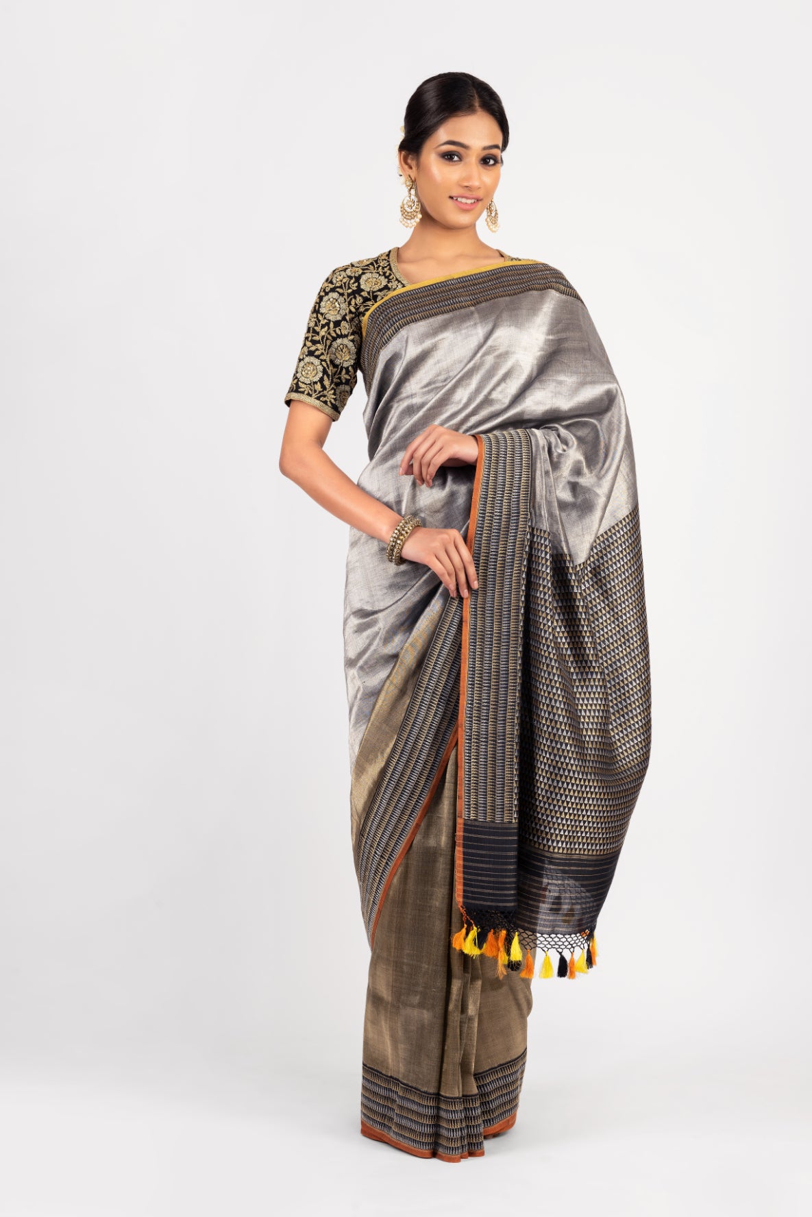 Benaras Silk Half & Half Sarees