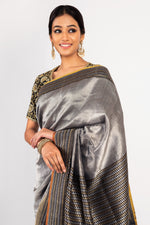 Load image into Gallery viewer, Benaras Silk Half &amp; Half Sarees
