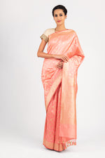 Load image into Gallery viewer, Benaras Silk Antique Buti Saree
